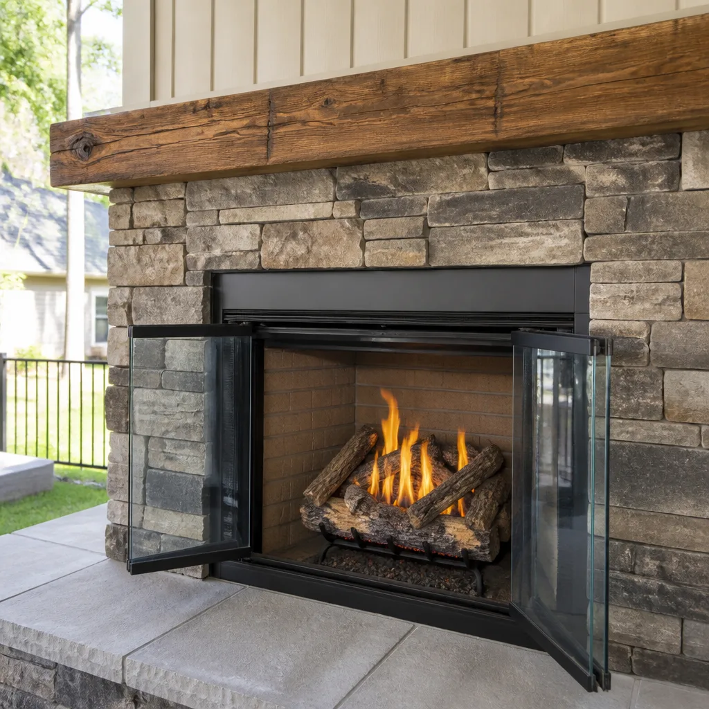 Gas fireplace service